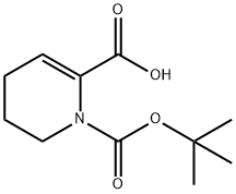 5,6-Dihydro-4H-pyridine-1,2-dicarboxylic acid 1-tert-butyl ester Struktur