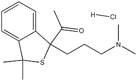 Ketone,1-[3-(dimethylamino)propyl]-1,3-dihydro-3,3-dimethylbenzo[c]thien-1-yl methyl,hydrochloride (8CI) Struktur