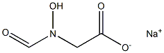 Glycine,N-formyl-N-hydroxy-, monosodium salt (8CI,9CI) Struktur