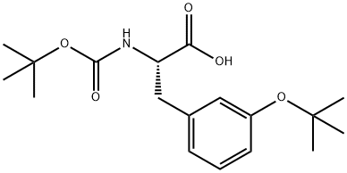 N-Boc-DL-3-(1,1-dimethylethoxy)-Phenylalanine Struktur