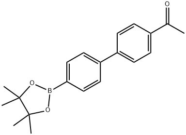 (4-ACETYL-[1,1-BIPHENYL]-4-YL)BORONIC ACID PINACOL ESTER Struktur