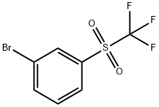 1-BROMO-3-((TRIFLUOROMETHYL)SULFONYL)BENZENE Struktur