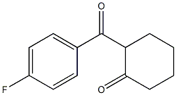 Cyclohexanone, 2-(4-fluorobenzoyl)- Struktur