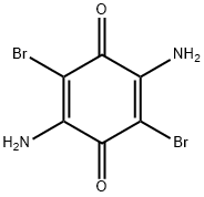 2,5-Cyclohexadiene-1,4-dione,2,5-diamino-3,6-dibromo- Struktur