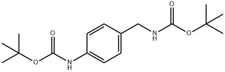 TERT-BUTYL (4-N-BOC-AMINOBENZYL)CARBAMATE Struktur