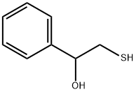 1-phenyl-2-sulfanylethan-1-ol Struktur