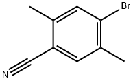 4-bromo-2,5-dimethylbenzonitrile Struktur