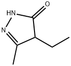 4-Ethyl-5-methyl-2,4-dihydro-pyrazol-3-one Struktur