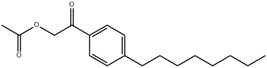 4-Octyl-acetophenone acetate Struktur