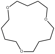 1,6,11-Trioxacyclopentadecane Struktur