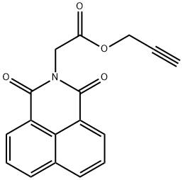 prop-2-yn-1-yl 2-(1,3-dioxo-1H-benzo[de]isoquinolin-2(3H)-yl)acetate Struktur