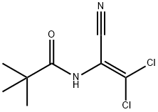 N-(2,2-dichloro-1-cyanovinyl)pivalamide Struktur