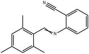 2-[(mesitylmethylene)amino]benzonitrile Struktur