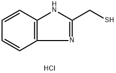 1H-Benzimidazole-2-methanethiol, monohydrochloride Struktur