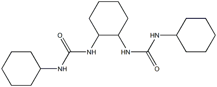 1-cyclohexyl-3-[2-(cyclohexylcarbamoylamino)cyclohexyl]urea Struktur