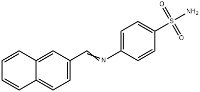 4-[(2-naphthylmethylene)amino]benzenesulfonamide Struktur