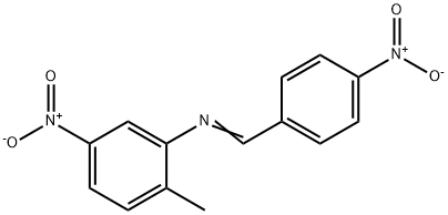 (2-methyl-5-nitrophenyl)(4-nitrobenzylidene)amine Struktur