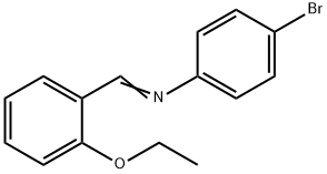 (4-bromophenyl)(2-ethoxybenzylidene)amine Struktur