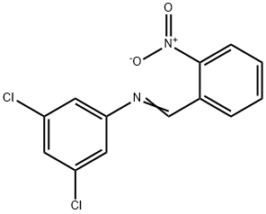 (3,5-dichlorophenyl)(2-nitrobenzylidene)amine Struktur