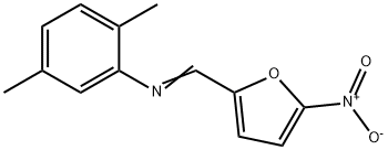 (2,5-dimethylphenyl)[(5-nitro-2-furyl)methylene]amine Struktur