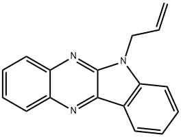 6-allyl-6H-indolo[2,3-b]quinoxaline Struktur