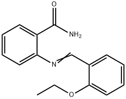 2-[(2-ethoxybenzylidene)amino]benzamide Struktur