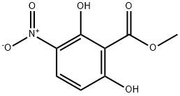 methyl 2,6-dihydroxy-3-nitrobenzoate Struktur