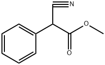 METHYL 2-CYANO-2-PHENYLACETATE Struktur