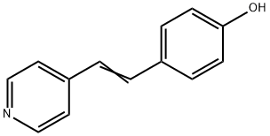 Phenol, 4-[2-(4-pyridinyl)ethenyl]- Struktur