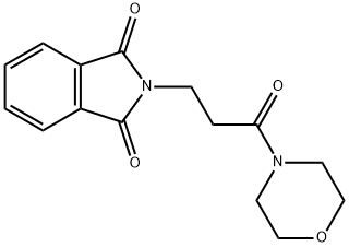 2-(3-morpholino-3-oxopropyl)isoindoline-1,3-dione Struktur