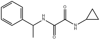 N1-cyclopropyl-N2-(1-phenylethyl)oxalamide Struktur