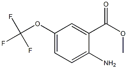 methyl 2-amino-5-(trifluoromethoxy)benzoate Struktur