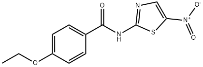 Benzamide, 4-ethoxy-N-(5-nitro-2-thiazolyl) Struktur