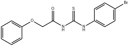 N-{[(4-bromophenyl)amino]carbonothioyl}-2-phenoxyacetamide Structure