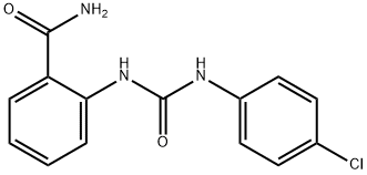 2-({[(4-chlorophenyl)amino]carbonyl}amino)benzamide Struktur