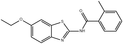 N-(6-ethoxybenzo[d]thiazol-2-yl)-2-methylbenzamide Struktur