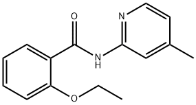 2-ethoxy-N-(4-methylpyridin-2-yl)benzamide Struktur