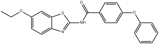 N-(6-ethoxybenzo[d]thiazol-2-yl)-4-phenoxybenzamide Struktur