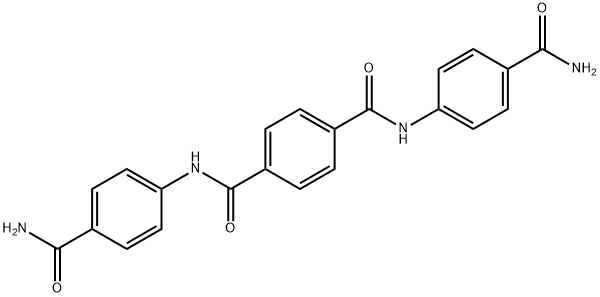 N,N'-bis[4-(aminocarbonyl)phenyl]terephthalamide Struktur