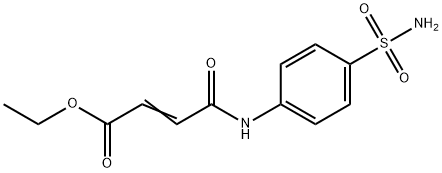 ethyl 4-{[4-(aminosulfonyl)phenyl]amino}-4-oxo-2-butenoate Struktur