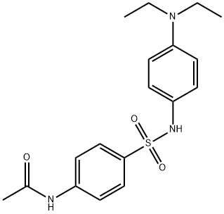 N-[4-({[4-(diethylamino)phenyl]amino}sulfonyl)phenyl]acetamide Struktur