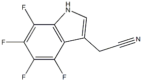 1H-Indole-3-acetonitrile, 4,5,6,7-tetrafluoro-