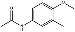 N-(4-methoxy-3-methylphenyl)acetamide Struktur