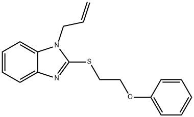 1-allyl-2-((2-phenoxyethyl)thio)-1H-benzo[d]imidazole Struktur