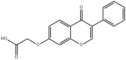 [(4-Oxo-3-phenyl-4H-chromen-7-yl)oxy]acetic acid Struktur