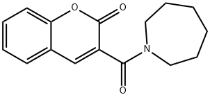 3-(azepane-1-carbonyl)-2H-chromen-2-one Struktur