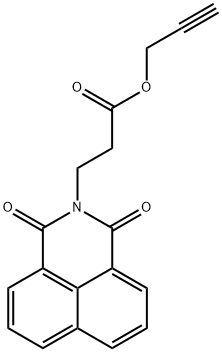 prop-2-yn-1-yl 3-(1,3-dioxo-1H-benzo[de]isoquinolin-2(3H)-yl)propanoate Struktur