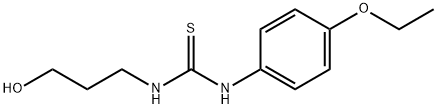 (E)-N-(4-ethoxyphenyl)-N-(3-hydroxypropyl)carbamimidothioic acid Struktur