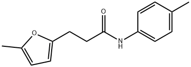 3-(5-methylfuran-2-yl)-N-(p-tolyl)propanamide Struktur