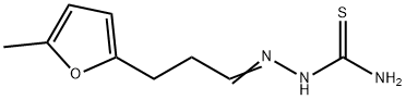 (E)-2-(3-(5-methylfuran-2-yl)propylidene)hydrazine-1-carbothioamide Struktur